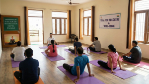 Yoga for Addiction & Depression: Healing the Mind, Body, and Soul Addiction and depression deeply affect mental, emotional, and physical well-being. Along with medical treatment and counseling, yoga plays a powerful supportive role in recovery. At SAMARPAN DE-ADDICTION AND REHABILITATION CENTRE, Ghaziabad, yoga is an integral part of our holistic treatment approach, helping individuals regain balance, inner strength, and emotional stability.